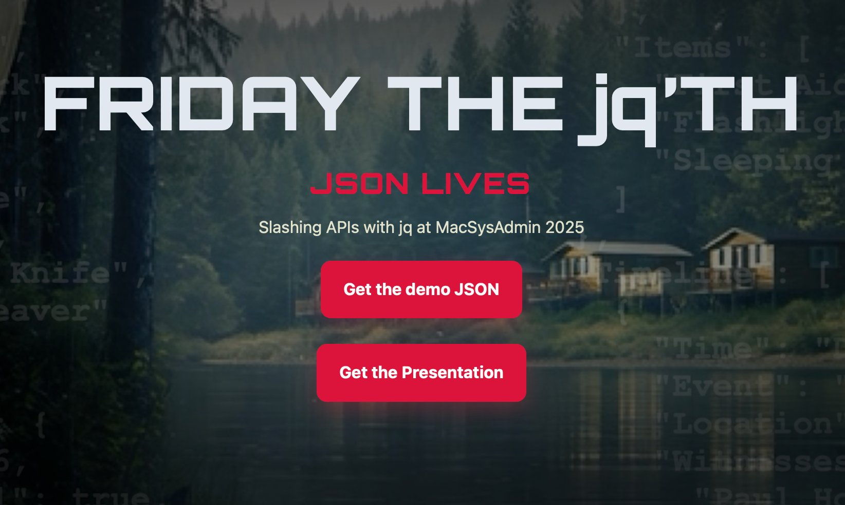 Friday The jq'th